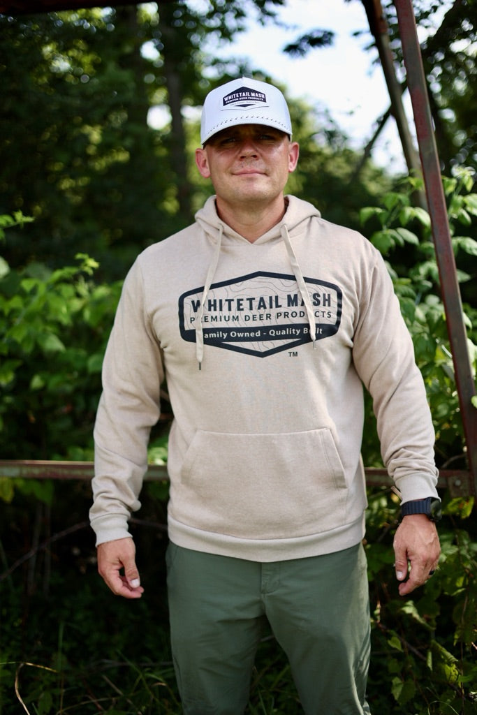 Whitetail Mash Triblend Fleece Hoodie