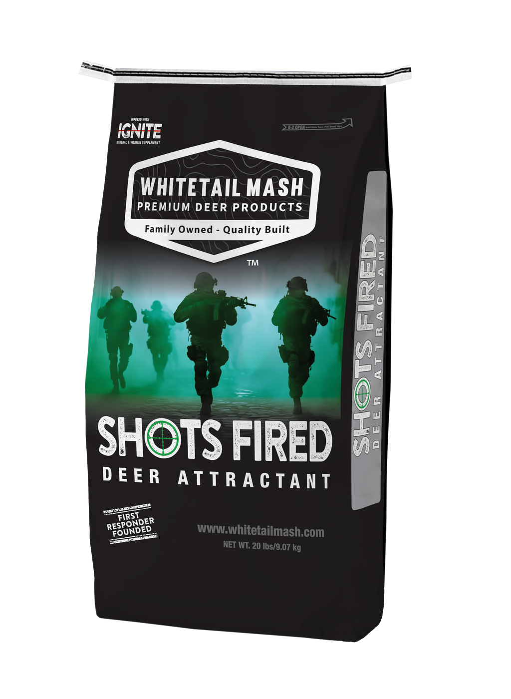 Whitetail Mash Shots Fired Deer Attractant